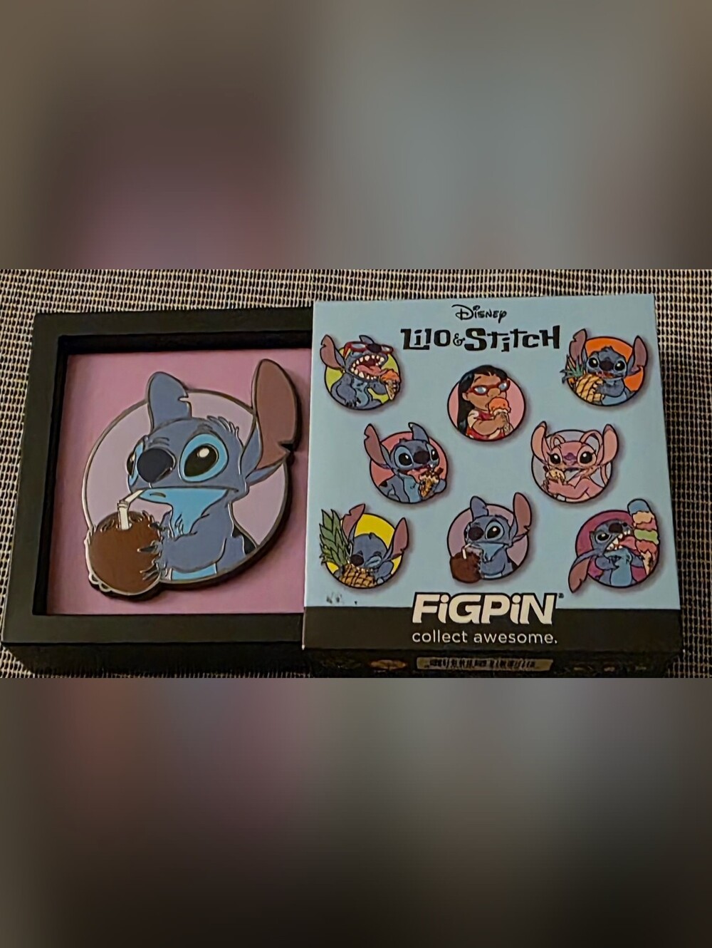 Disney Stitch With Coconut Figpin